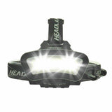 Torch Headlamp 100000LM COB LED Headlight USB Rechargeable Flashlight Work