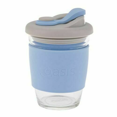 Coffee Mug Takeaway Oasis Glass Eco Friendly Cup Tea Reusable 340ml