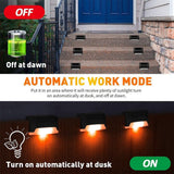 Solar LED Deck Garden Outdoor Stair Step Fence Light Path Walkway Wall