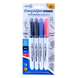 8PC Whiteboard Markers Bullet Tip 3 Colours Black Blue And Red For Home Office School