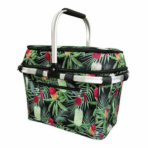 Picnic Basket For 4 Person Sachi Insulated Outdoor Cooler Storage Banksia