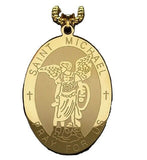 Archangel Saint Michael Pray for Us Medal Pendant Necklace Protection Amulet