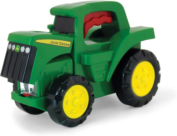 1PC John Deere Flashlight Torch Light Tractor Rolling Wheels Toy Vehicle Kids Play