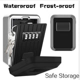 KWall Mounted Key Safe Box 4Digit Safe Outdoor Key Storag Organizer Model 1