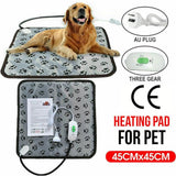 Electric Pet Heat Mat Heated Pad Dog Cat Heating Heater Blanket Bed Waterproof