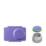 OmieBox UP Hot & Cold Lunch Box Kids Food Storage Container - Galaxy Purple