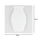 2x Silicone Sticky Vase Wall Fridge Magic Flower Plant Pot Decoration