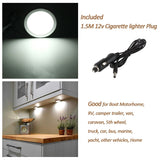 12V LED Down Light Cabin Ceiling Lamp Caravan Camper Trailer Car -  4Pc White