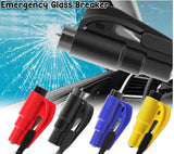 Car Window Glass Breaker Emergency Escape Tool Safety Key Ring Assorted