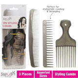 3pcs Hair Comb Brushing Dressing Beauty