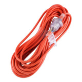 SAS Electrical 15m Heavy Duty Extension Lead/Cord 10Amp 240V Outdoor Orange