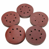 100x Sanding Discs 125mm Sandpaper 60 80 100 120 240 Grit Orbital Sander