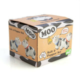 Cow MOO-re Flavour Cute Animal Ceramic Salt & Pepper Shakers Set 2 Pieces