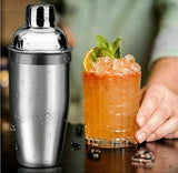 New Professional Bartender Stainless Steel Cocktail Shaker 500ml