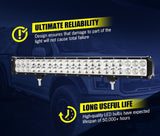 20inch Osram LED Light Bar Slim Dual Row Flood Spot Combo 4X4 Offroad