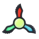 2x Dog Toy Fetch Flyer Foam Dart Tennis Ball Black