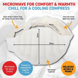 Silicone Bead Body Wrap Hot/Cold Reusable Instant Relief Relieve Pains Aches