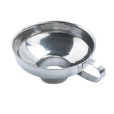 2x Stainless Steel Funnel Hopper Filter Wide Mouth Canning Kitchen