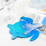 Sea Turtle Silicone Coaster Resin Casting Mold Tray Plate Epoxy Mould Craft DIY