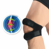 Knee Strap Dual Action Open Patella Knee Brace Support Strap Sports Exercise