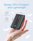 20W Mini Power Bank 10000Mah USB C Ultra-Slim Portable Charger PD QC3.0 Fast