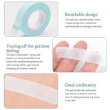 2 Rolls Eyelash Extension Tape Micropore Paper Pad Adhesive Fabric Tapes Make Up