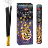 HEM Hexa Attracts Money Incense Scents Meditation Aroma Fragrance 120 Sticks