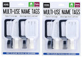 8X Luggage Tag Travel ID Tags Address Name Label Bag School Backpack Multi-Use