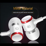 EXTRA BASS Earphones Earbuds Headset Headphones Mic for PC Samsung iPhone White