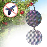 8Pcs Reflective Bird Deterrent Repellent Discs Keep Birds Pigeon Woodpecker Away