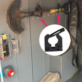 2x Car Rubber Clamps Shovel Axe Holder 25-45mm Diameter Easy to Use Fixed Bases