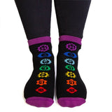 Unisex Socks Chakra Meditation Print Non Slip Warm Thick Socks