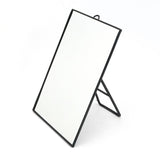 2pcs Mirror With Stand Wall Mountable Bathroom Make Up Facial - 18x24cm