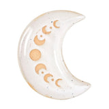 Moon Phase Crescent Ceramic Trinket Tray Dish Bowl Crystal Jewellery Tray 12cm