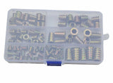 105pcs M4 M5 M6 M8 M10 THREADED HEX DRIVE INSERT FIXING WOOD SCREW INSERTS NUTS