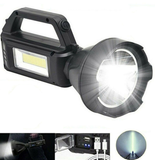 Solar LED Searchlight USB Rechargeable Spotlight Flashlight Torch Power Bank
