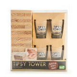 Tipsy Tower Drinking Game Set Party Fun Drink Group Friends Shot Glasses