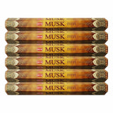 Musk 200 Incense Sticks HEM Square India Relaxation Home Fragrance