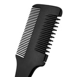 1x Professional Hairdressers Razor Comb Razor DIY Hair Cutting Thinning Trimmer