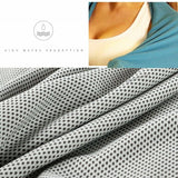 2x Instant Cooling Towel Ice Cold Cycling Jogging Gym Outdoor Chilly Cool - Pink