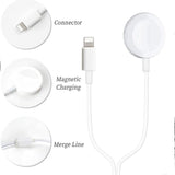 2 in 1 Apple Charger iPhone Watch iWatch 8 7 6 5 4 3 Magnetic Charging Cable