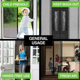 Magnetic Curtain Hands-Free Screen Door Bug Mosquito Fly Net Mesh Panel