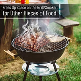 1 pc Rib Frame Holds Up To 4 Full Rib Frames For BBQ Smoking Frame Non-stick