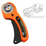 10pcs Rotary Cutter 45mm Quilting Roller Fabric Cutting Tool Optional Blades