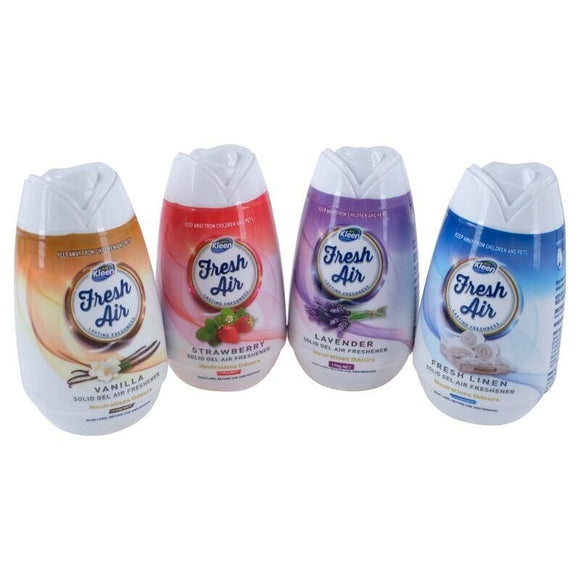 Fresh Air Solid Gel Air Freshener 170g Neutralises Odours Fragrances Assorted