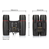 Day Night Vision Binoculars 30x60 Zoom Outdoor Travel Hunting Folding Telescope