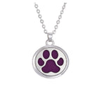 Aromatherapy Oil Diffuser Locket Pendant Necklace Perfume Essential Dog