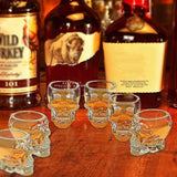 4pcs Crystal Skull Head Shot Glass Cup Vodka Cup champagne Glass Drinking Party