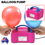 Electric Balloon Pump 600W Power 2 Nozzles Portable Ballon Inflator