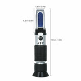 Brix Refractometer ATC 0-32% Specific Gravity Hydrometer For Homebrew Beer Wort